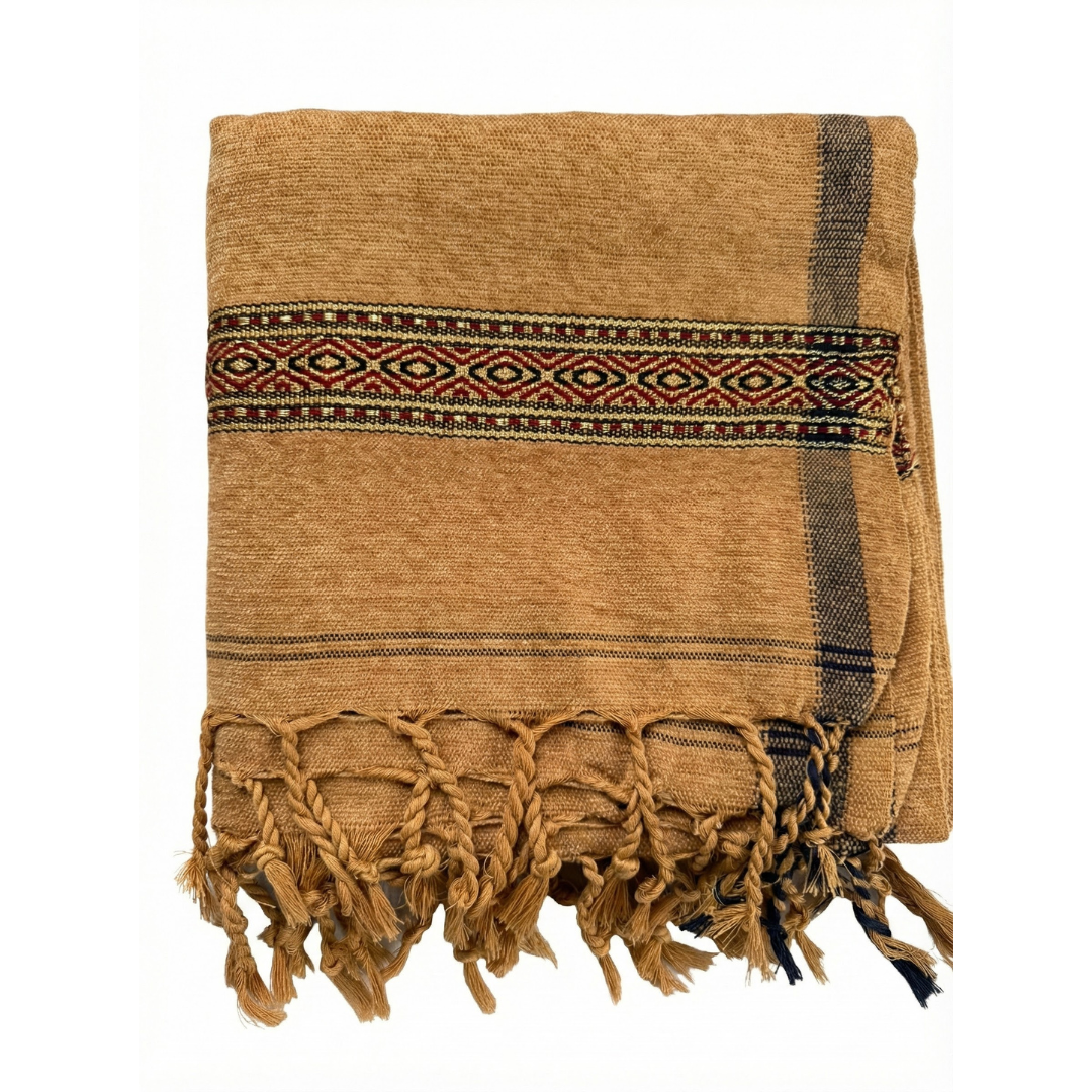 Wool Blend Shawl | Soft Warm Unisex Wrap