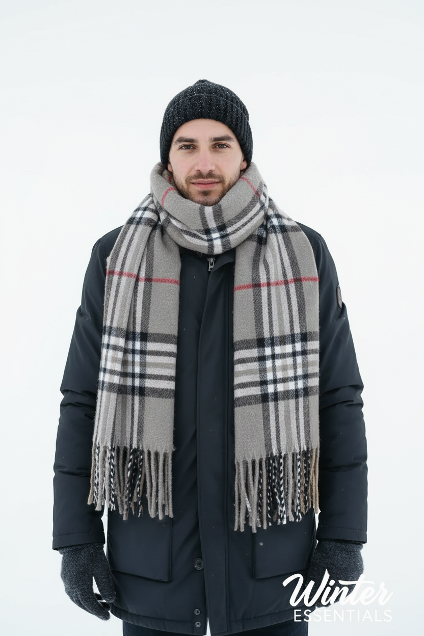 Grey Ultra Plush Pashmina