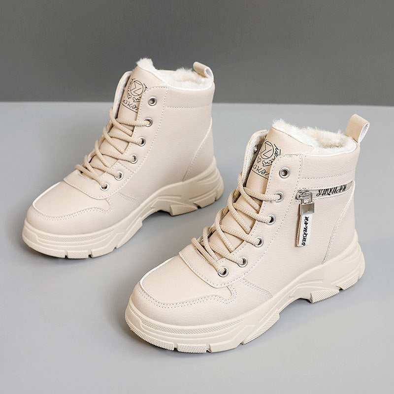 Women's plush cotton shoes