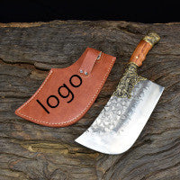 Hand-Forged Bone Chopping Kitchen Knife