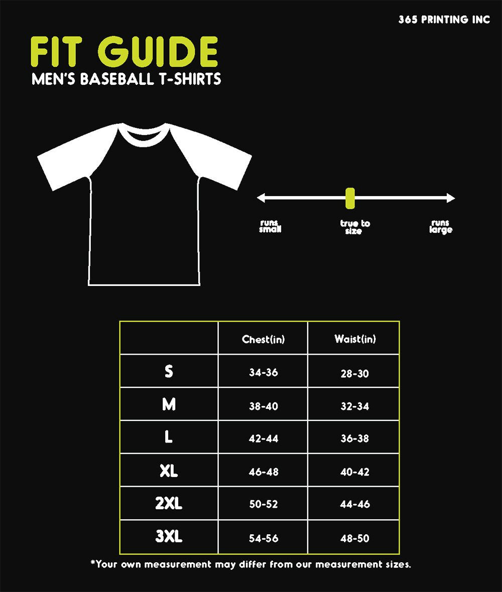 Men’s Baseball Dad 3/4 Sleeve Raglan Shirt