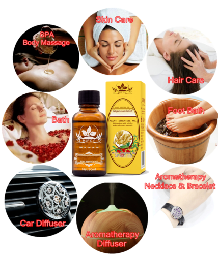 Lymphatic Drainage Ginger Massage Oil