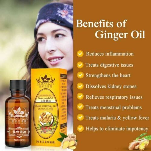 Lymphatic Drainage Ginger Massage Oil