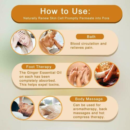 Lymphatic Drainage Ginger Massage Oil