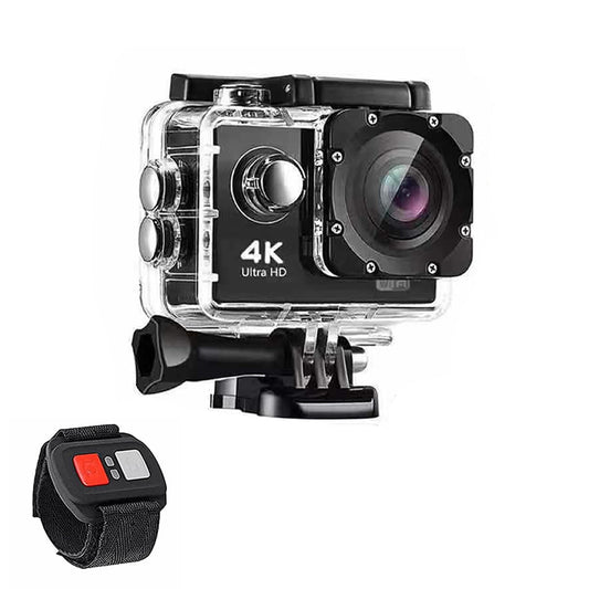 4K UHD Waterproof WiFi Action Camera with Remote
