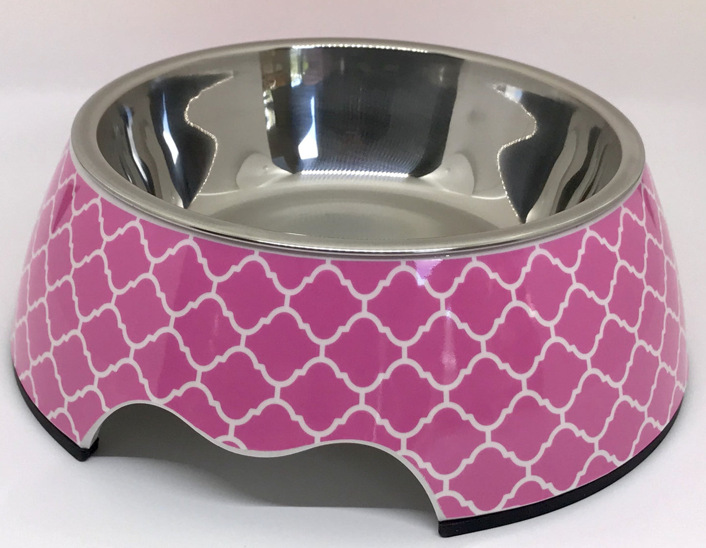 Pink Medium Size Dog Bowl
