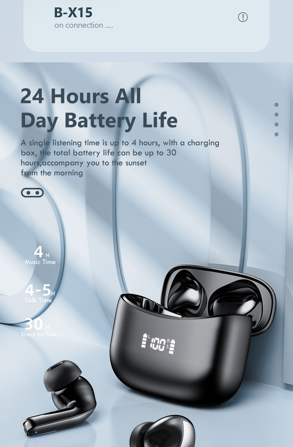 LED TWS Earbuds