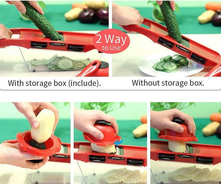 6 Blades Vegetable Slicer