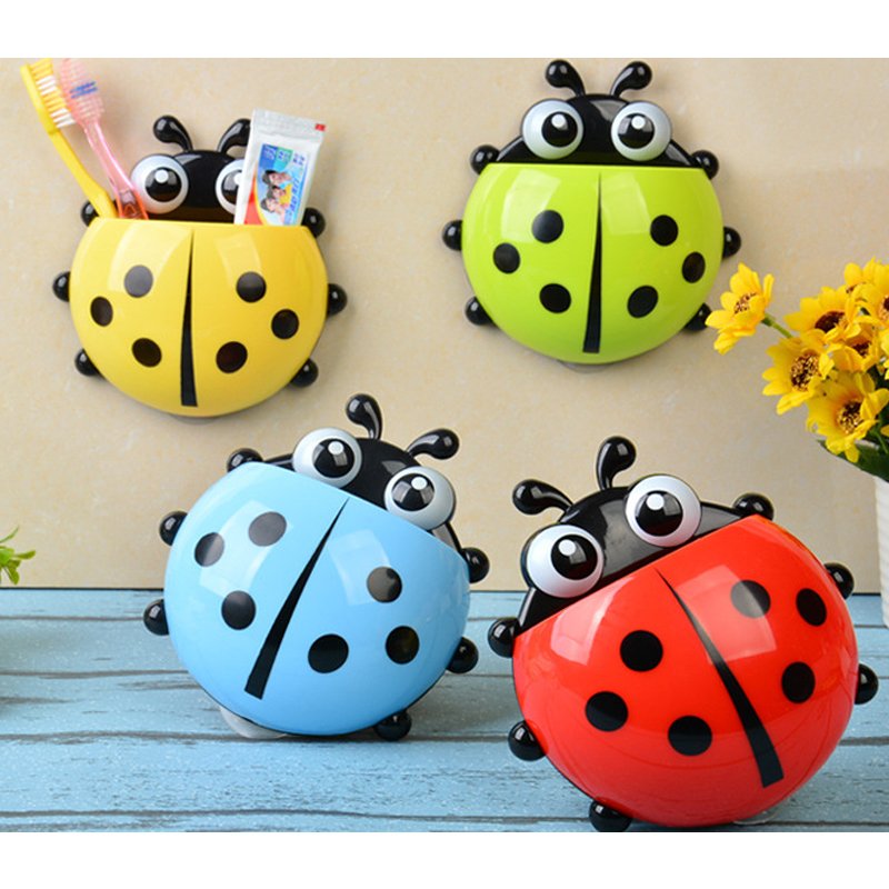 Ladybird Beetle Toothbrush Holder