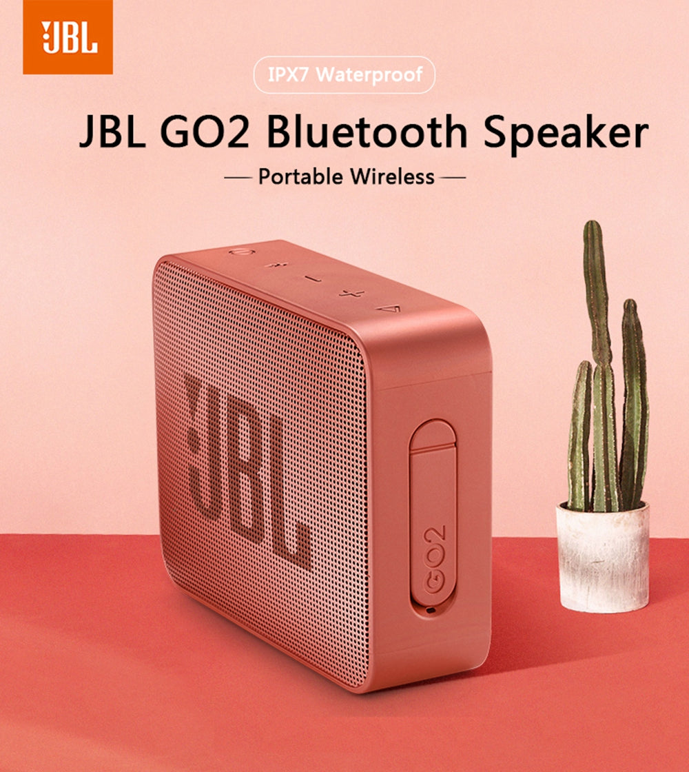 JBL GO 2 Waterproof Portable Bluetooth Speaker