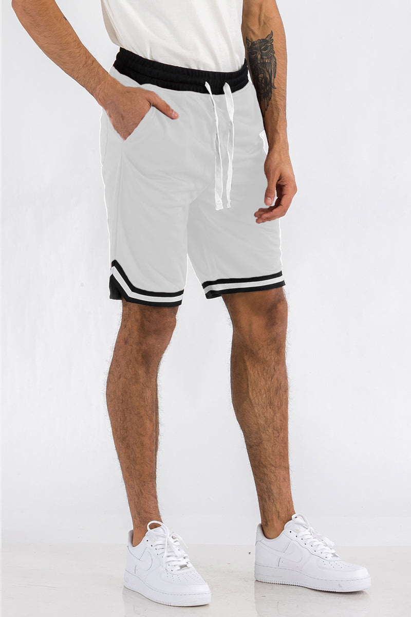 Men’s Striped Basketball Active Shorts SP333
