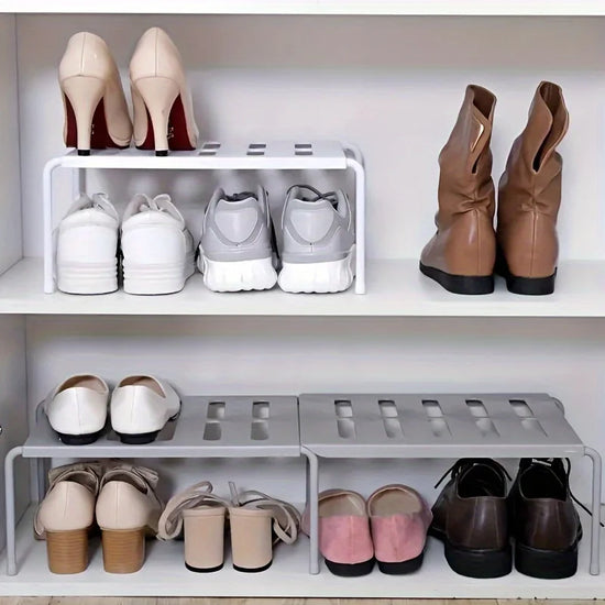 Adjustable Multi-Tier Shoe Rack – Space-Saving Organizer