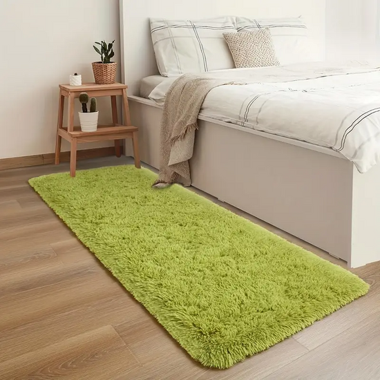 Soft Fluffy Machine-Washable Rug for Living Room & Bedroom