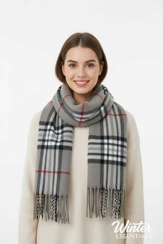 Grey Ultra Plush Pashmina