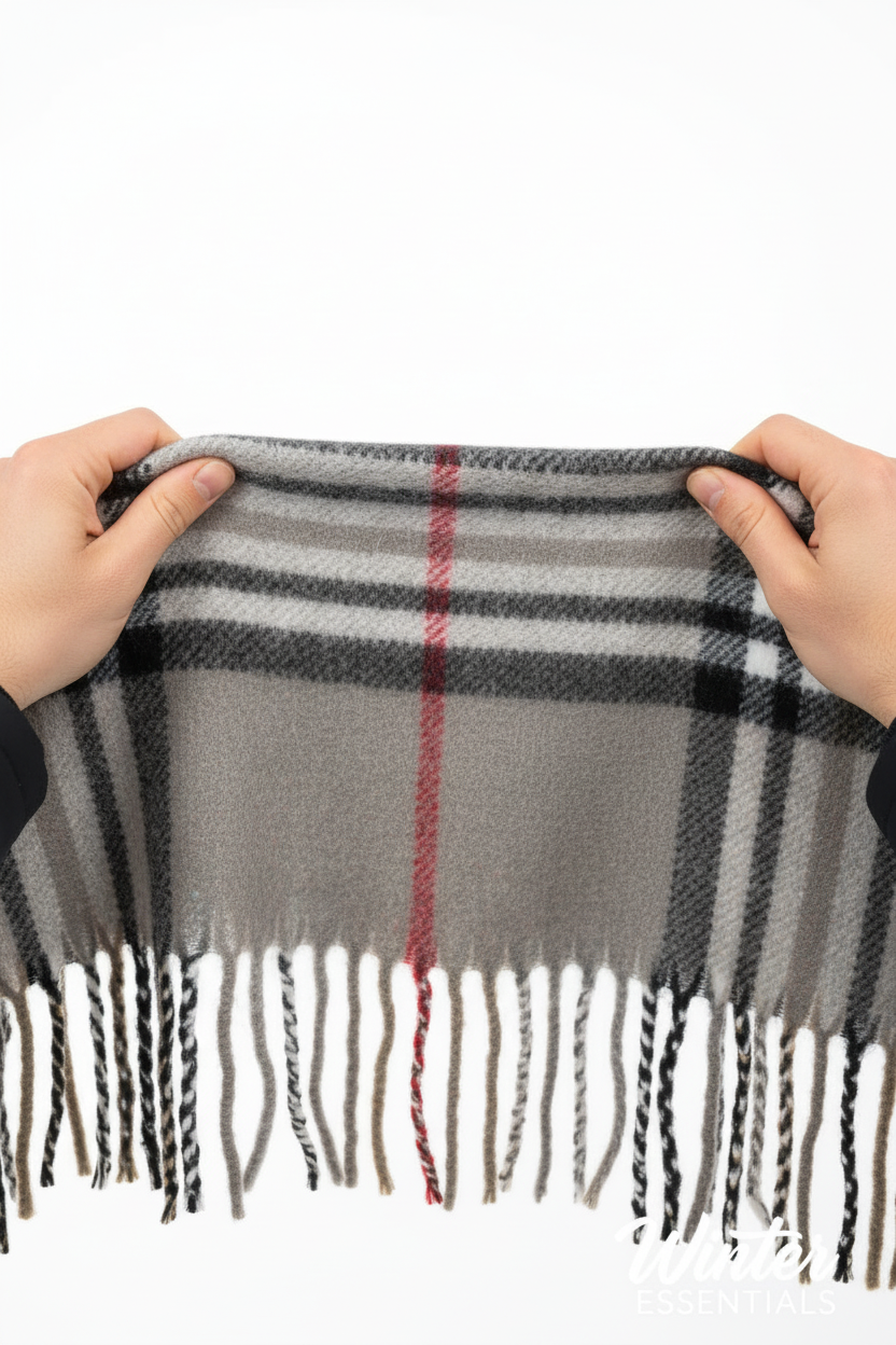 Grey Ultra Plush Pashmina