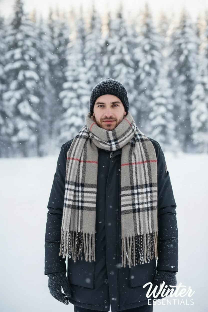 Grey Ultra Plush Pashmina